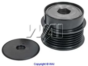 # 24823204 - Pulley, 6-Groove Serpentine Decoupler, For Denso Hairpin Alternator