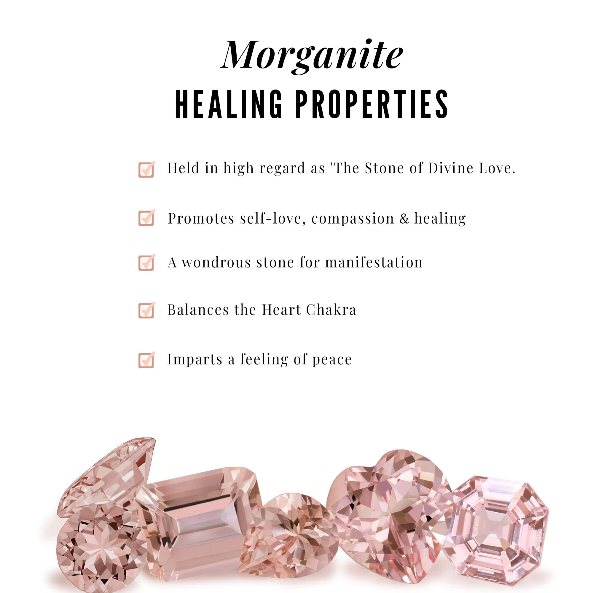 1 CT Round Morganite and Diamond Halo Engagement Ring