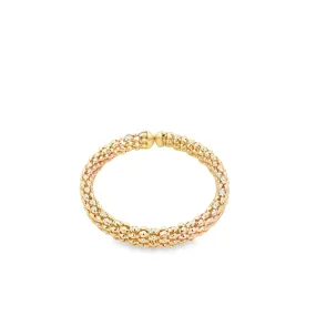 10mm Popcorn Coreana Chain Cuff Bangle (B1)