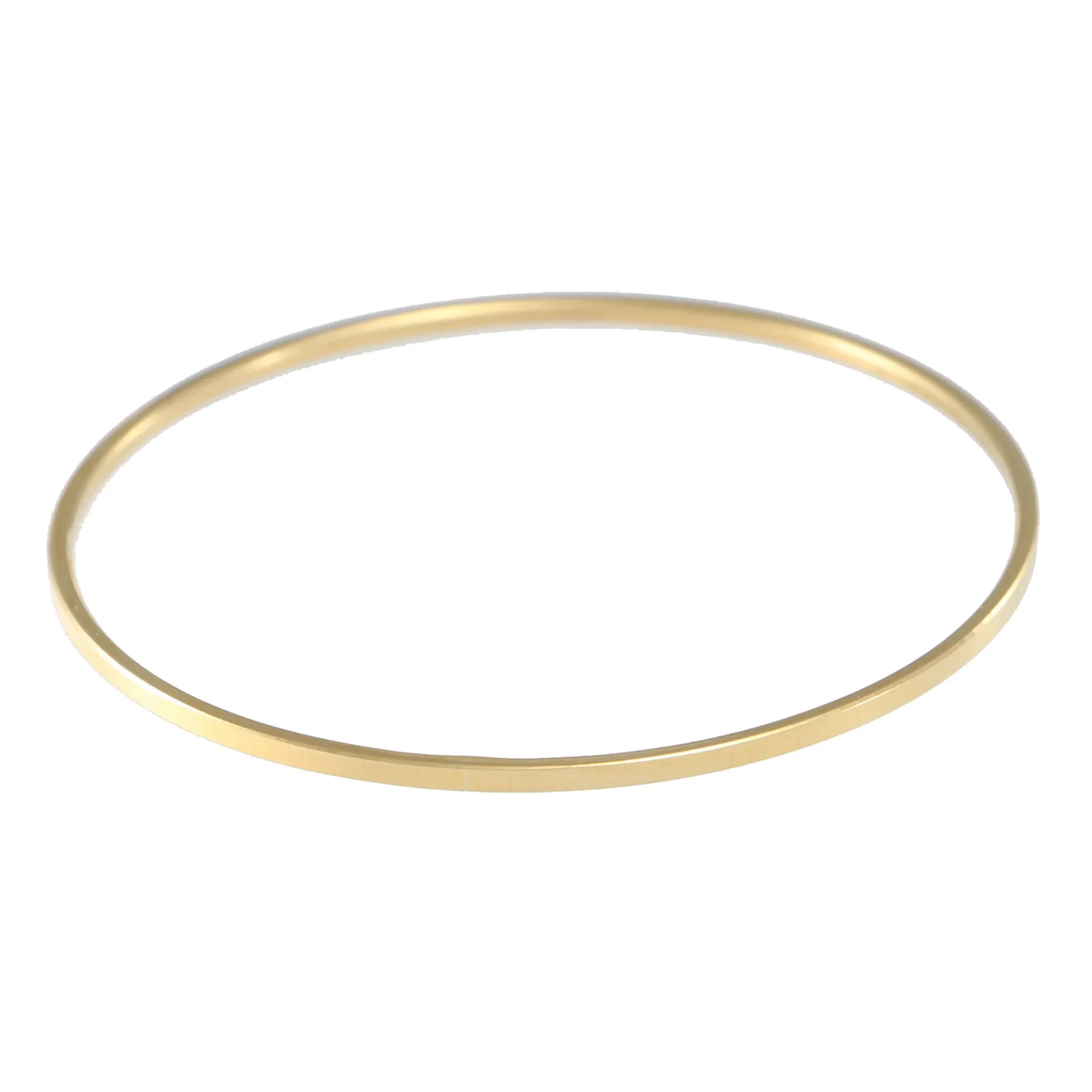 22k Yellow Gold Bangle Bracelet Modernist Womens 2mm Vintage Estate Set 1 to 5