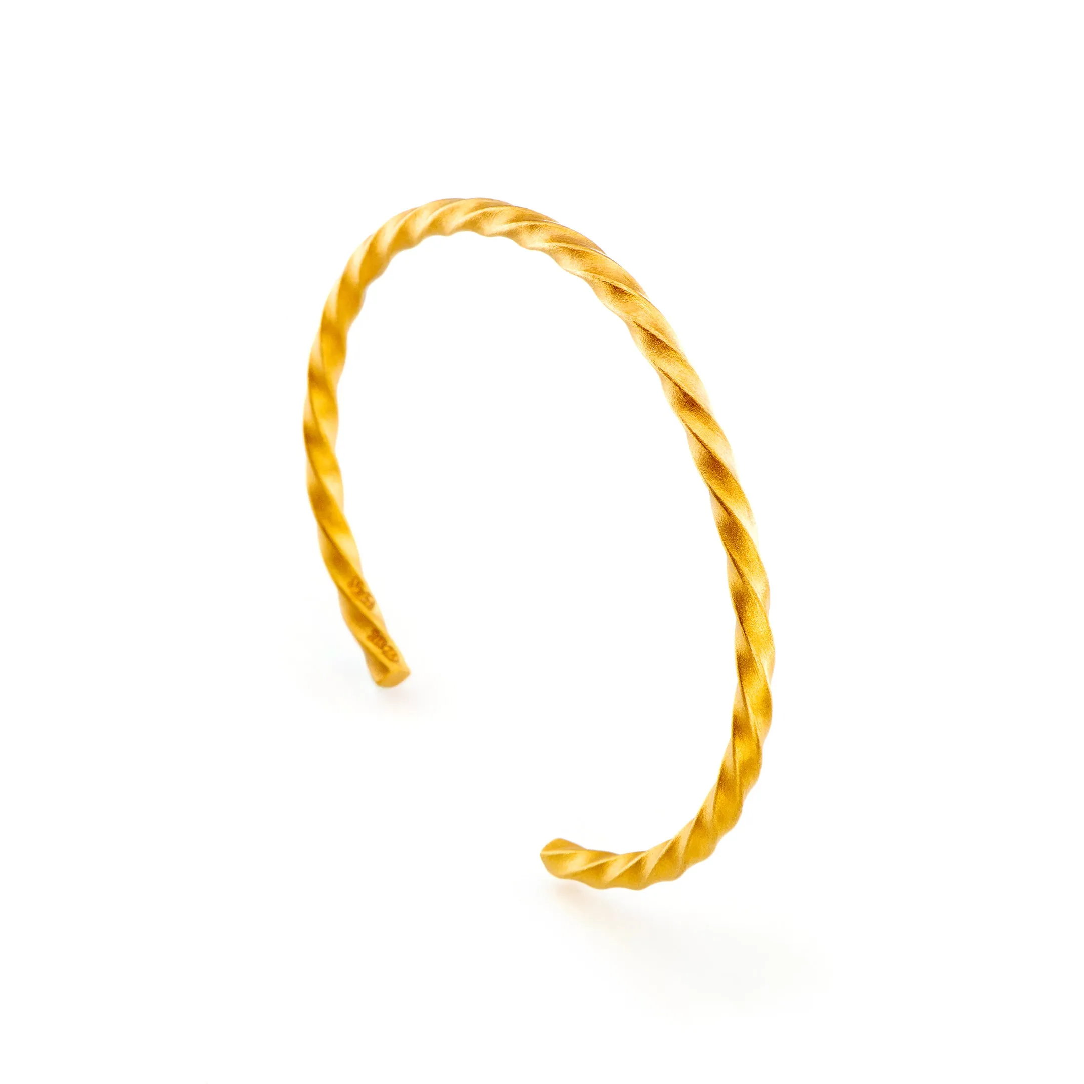24Kt Gold Bullion Twist Bangle 1oz
