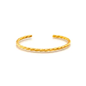 24Kt Gold Bullion Twist Bangle 1oz