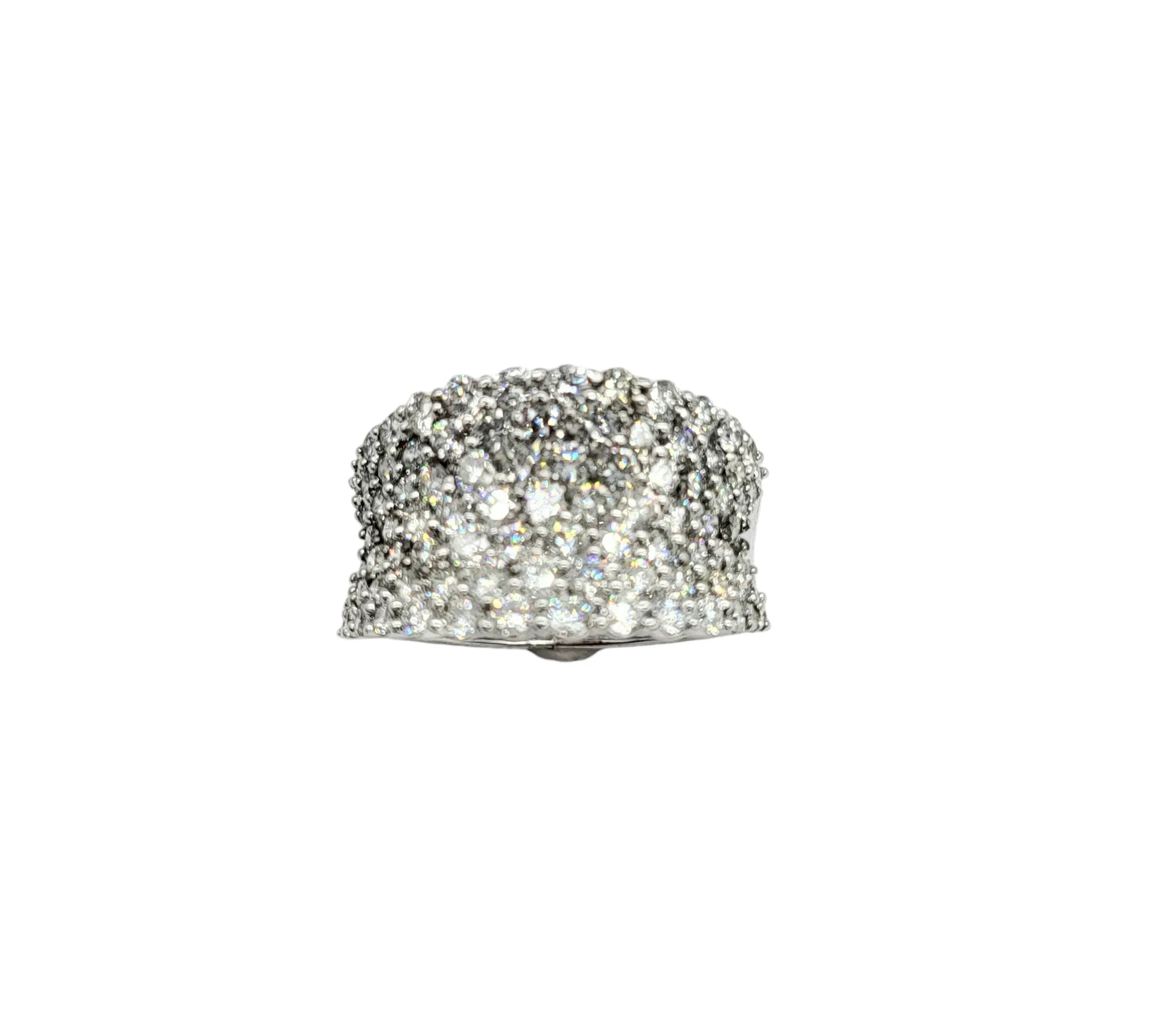 2.50 Carat Total Weight Pave Diamond Ring