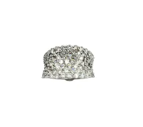 2.50 Carat Total Weight Pave Diamond Ring