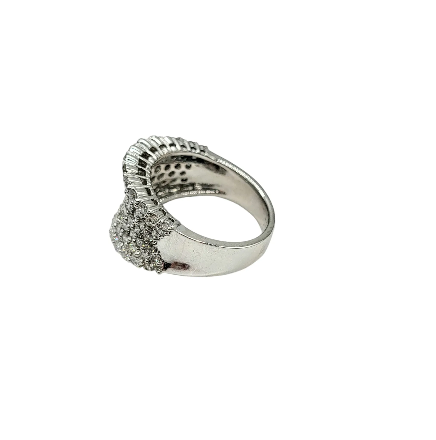 2.50 Carat Total Weight Pave Diamond Ring