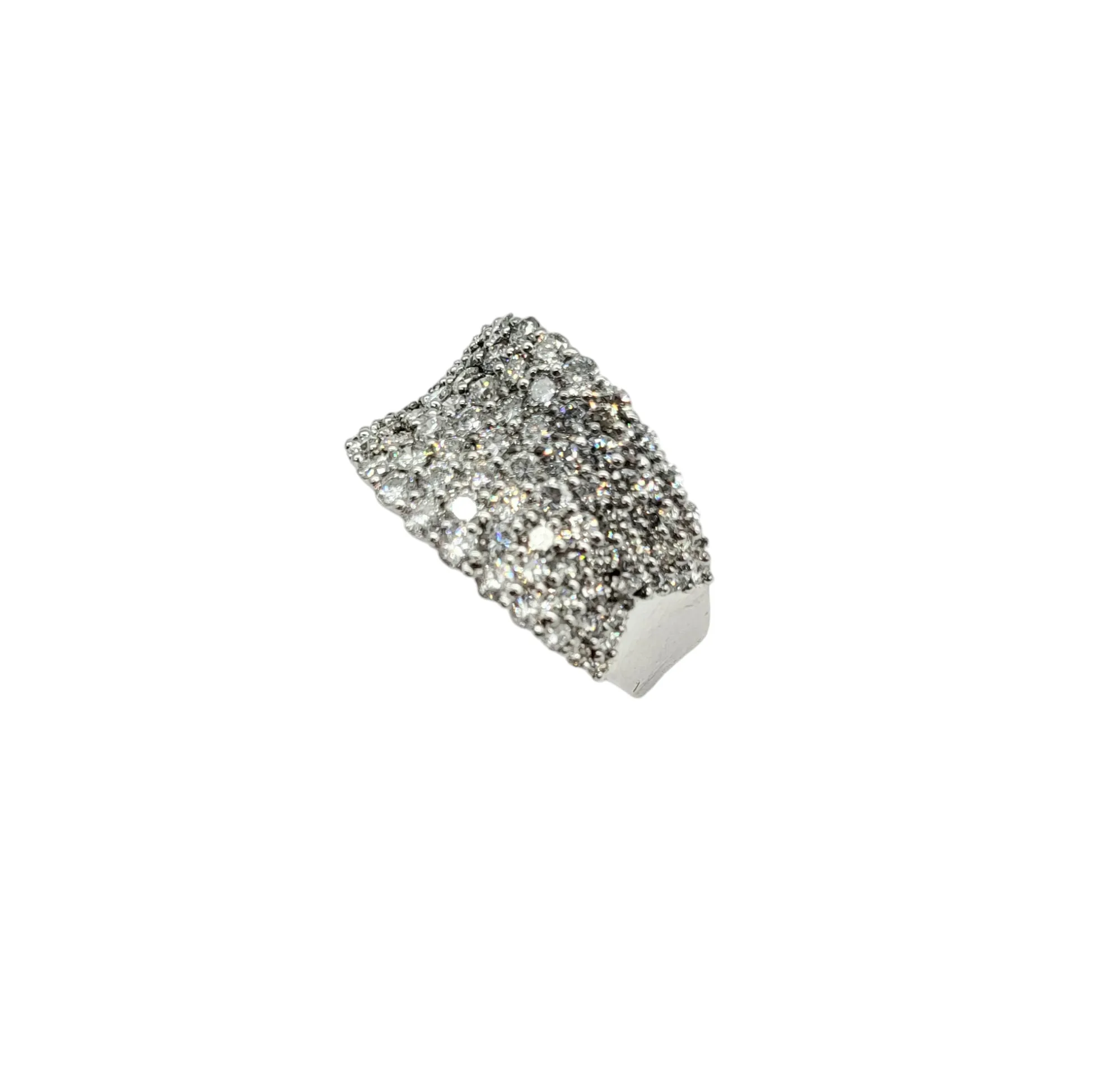 2.50 Carat Total Weight Pave Diamond Ring