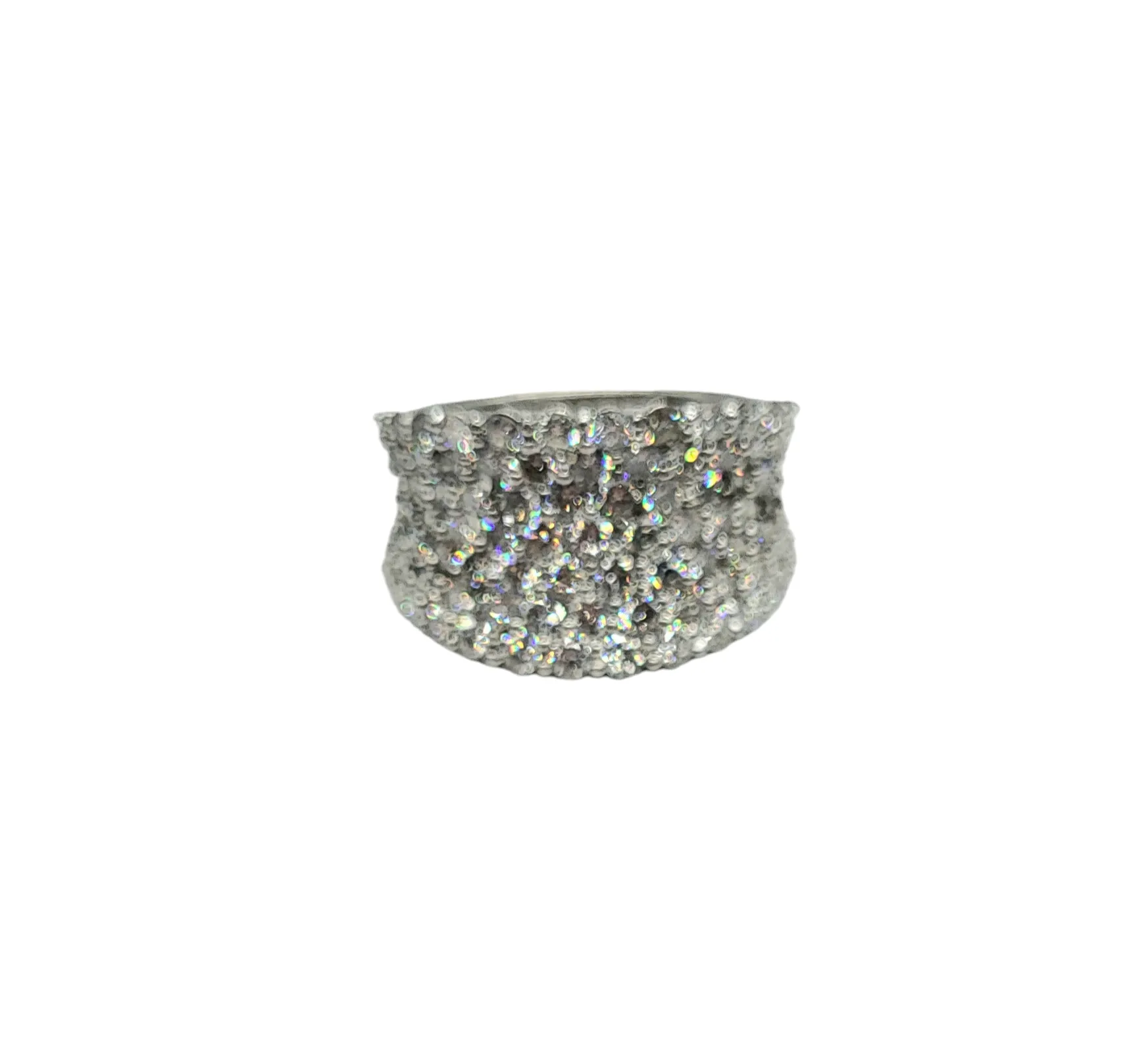 2.50 Carat Total Weight Pave Diamond Ring