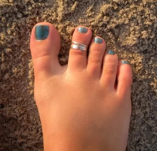 3mm Flat Sterling Toe Ring