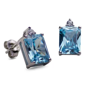5.24 TCW Topaz Simulant Earrings