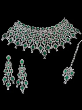 Ad Full Covered Bridal Necklace Set