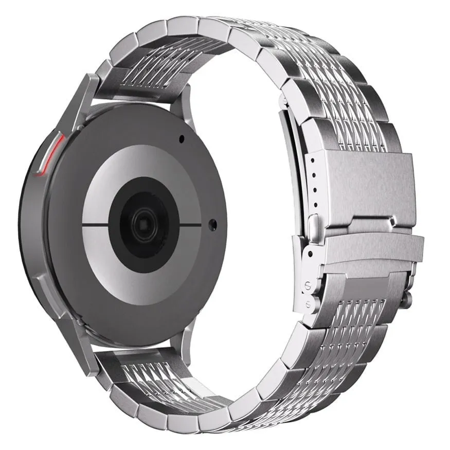 Amazfit Bip 5 Luxury Steel Chain Strap (Silver)