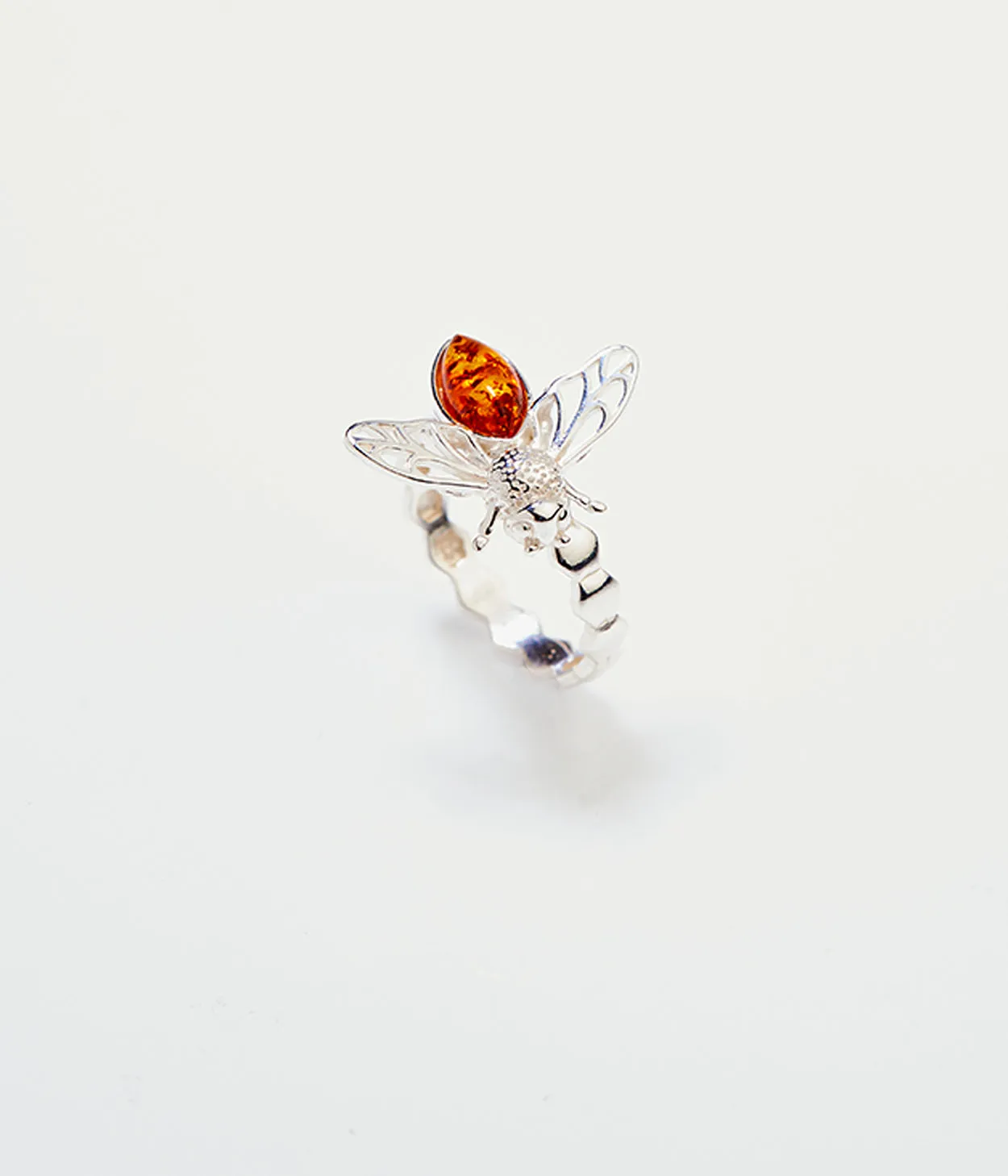 Amber Bee Ring