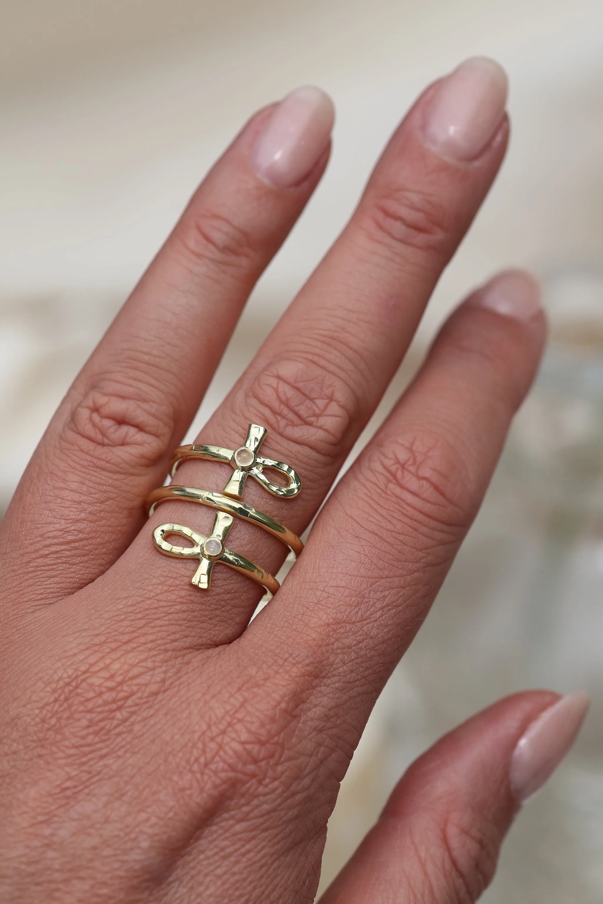 Ankh Gold Ring