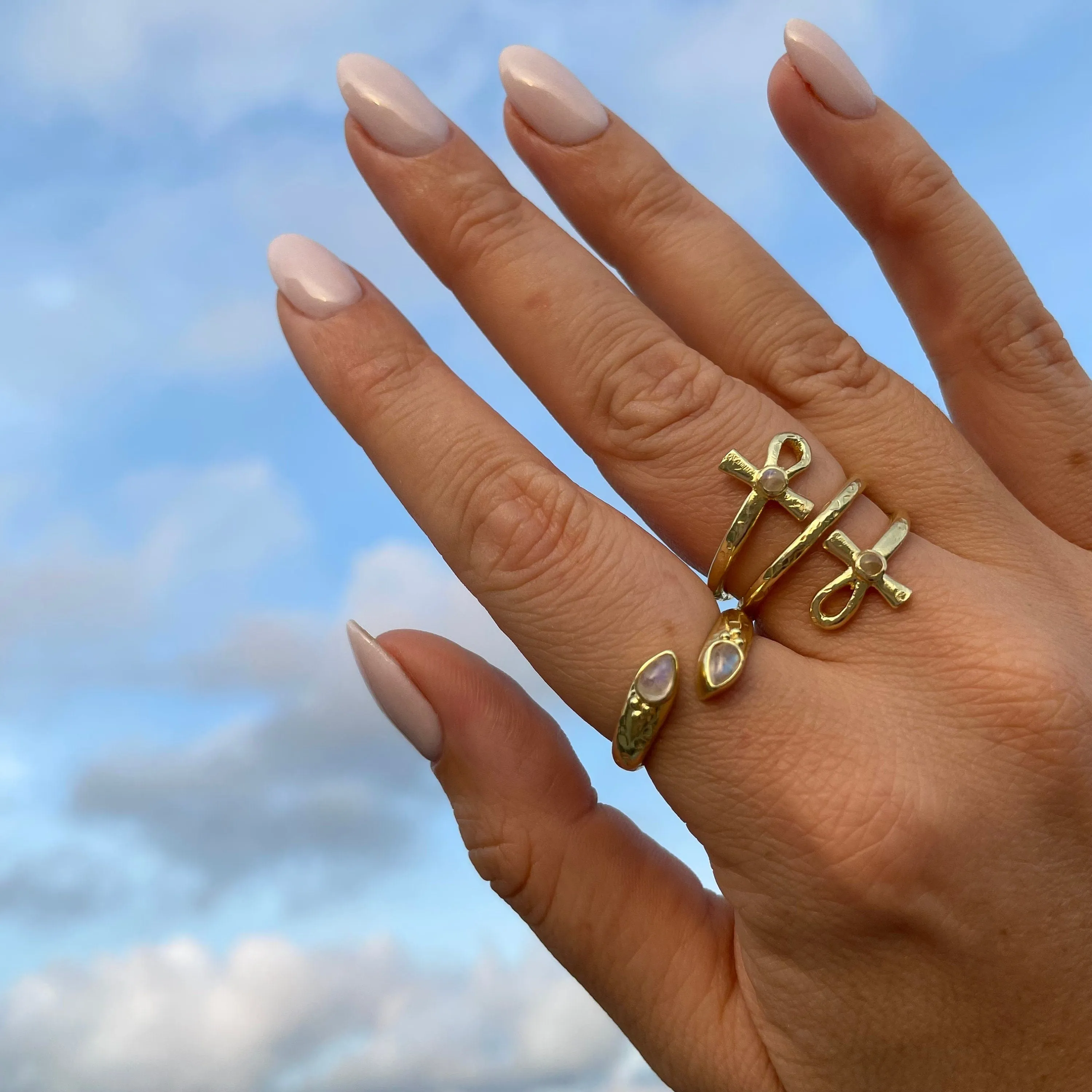 Ankh Gold Ring