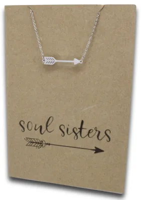 Arrow Pendant & Chain - Card 123