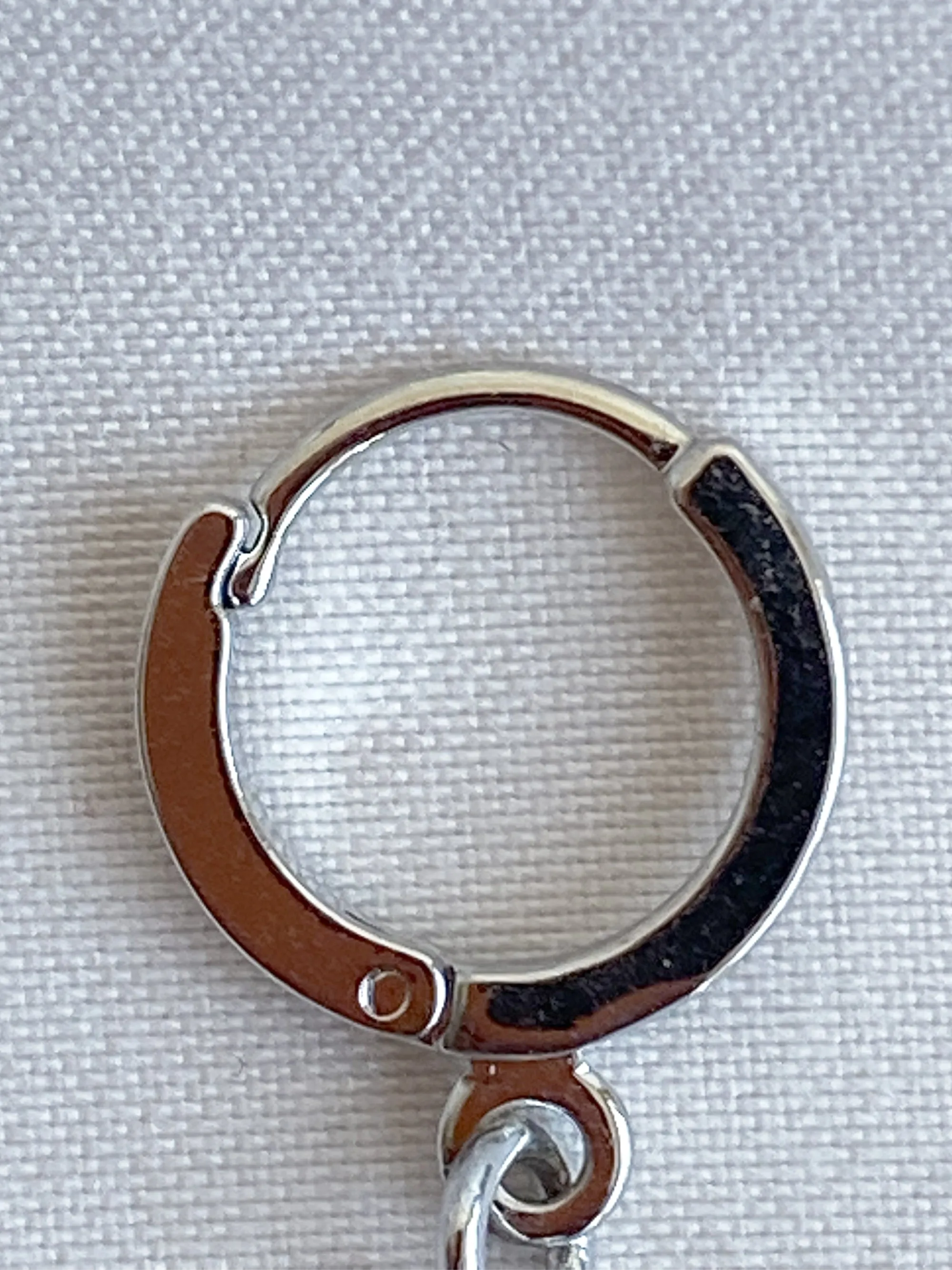 Asymmetric long earrings