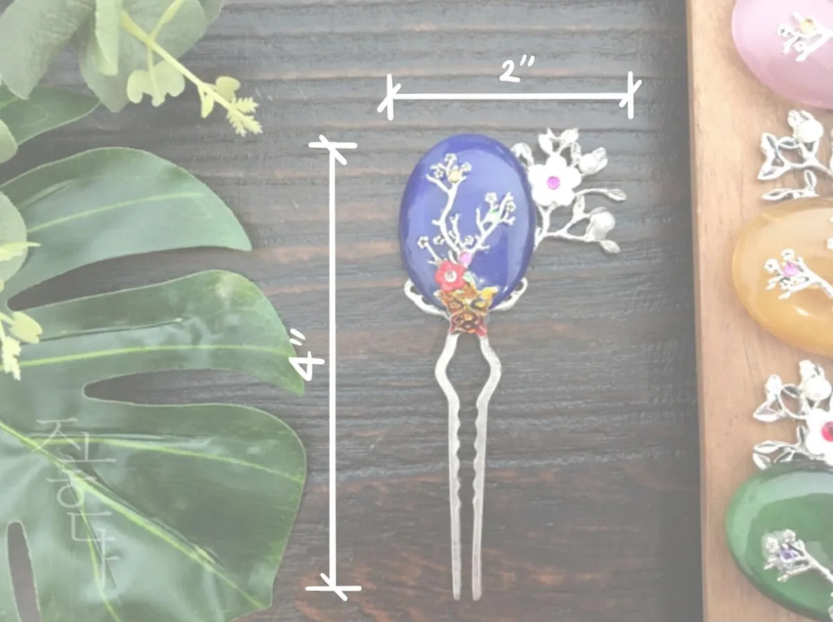 Beautiful Flowers and Leaves Hairpin (4 Colors)