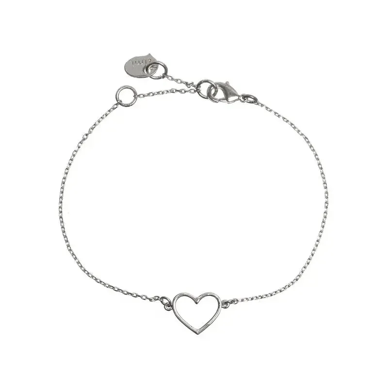 Bracelet Heart Outlined