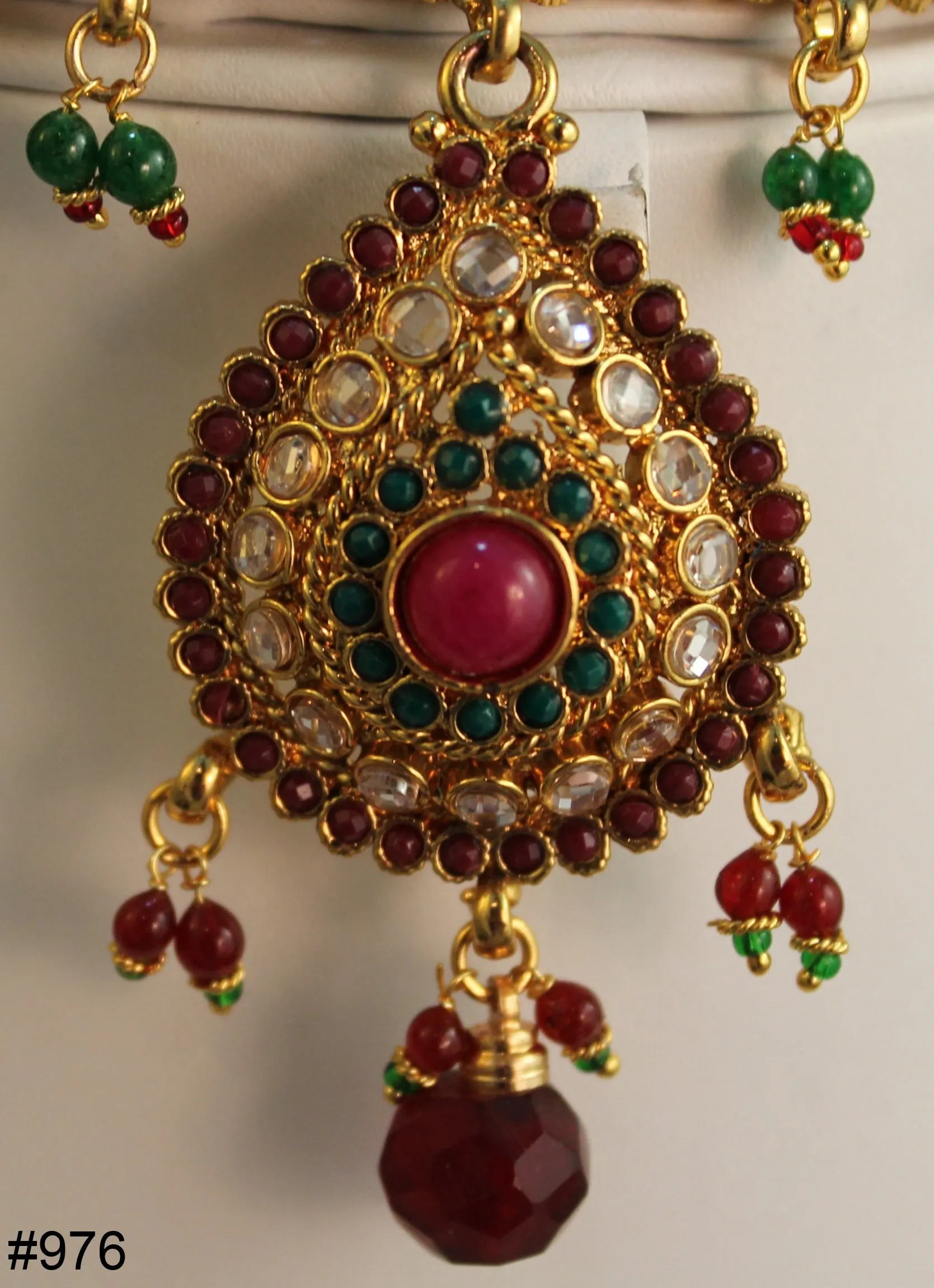 Bridal Set 976 Polki Indian Bridal Ethnic Jewelry Necklace Set