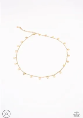 CHIME A Little Brighter Gold Necklace - Paparazzi Accessories