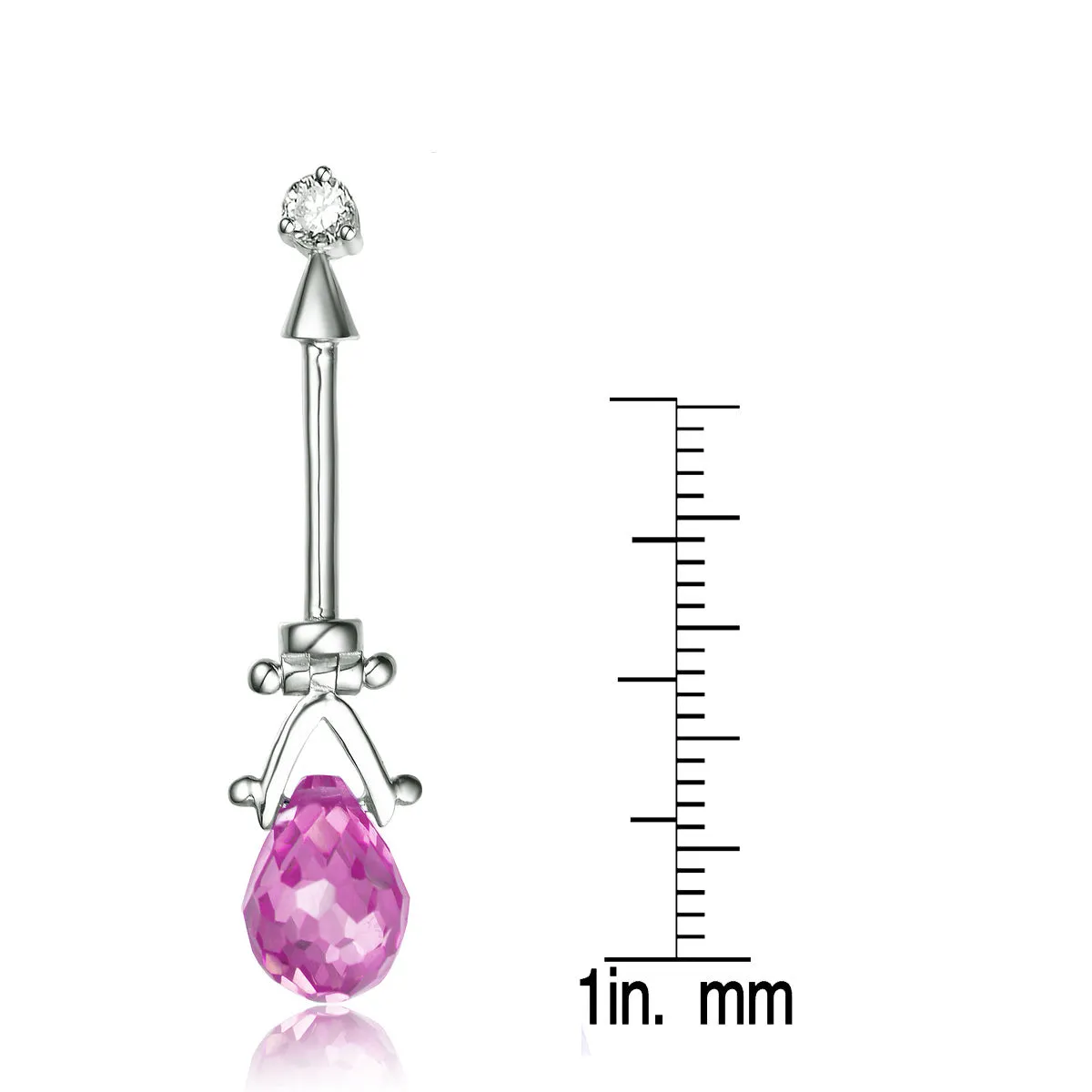 Constance Malibu Pink Teardrop Earrings