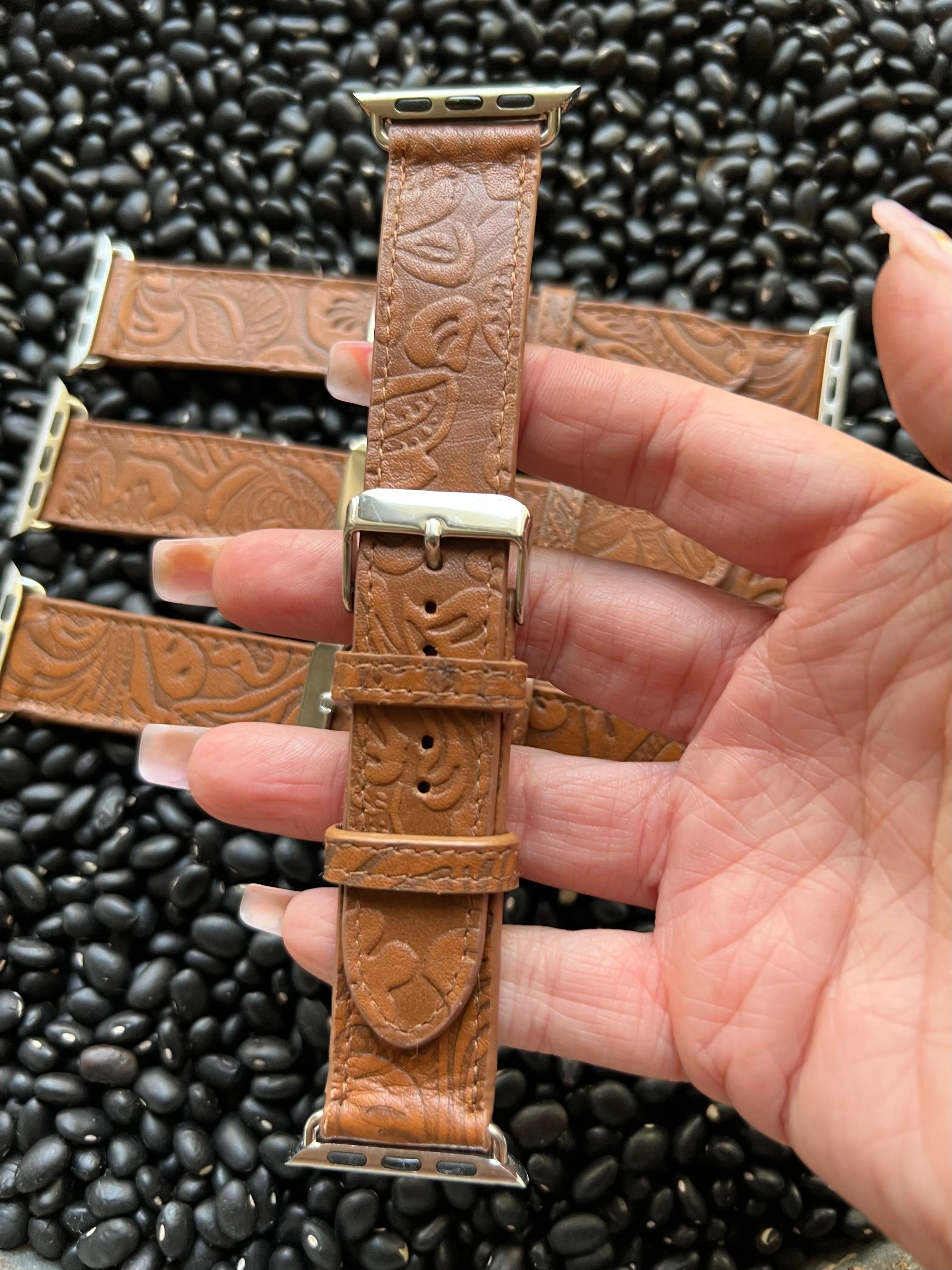 Cowhide & Leather Apple Watch Band