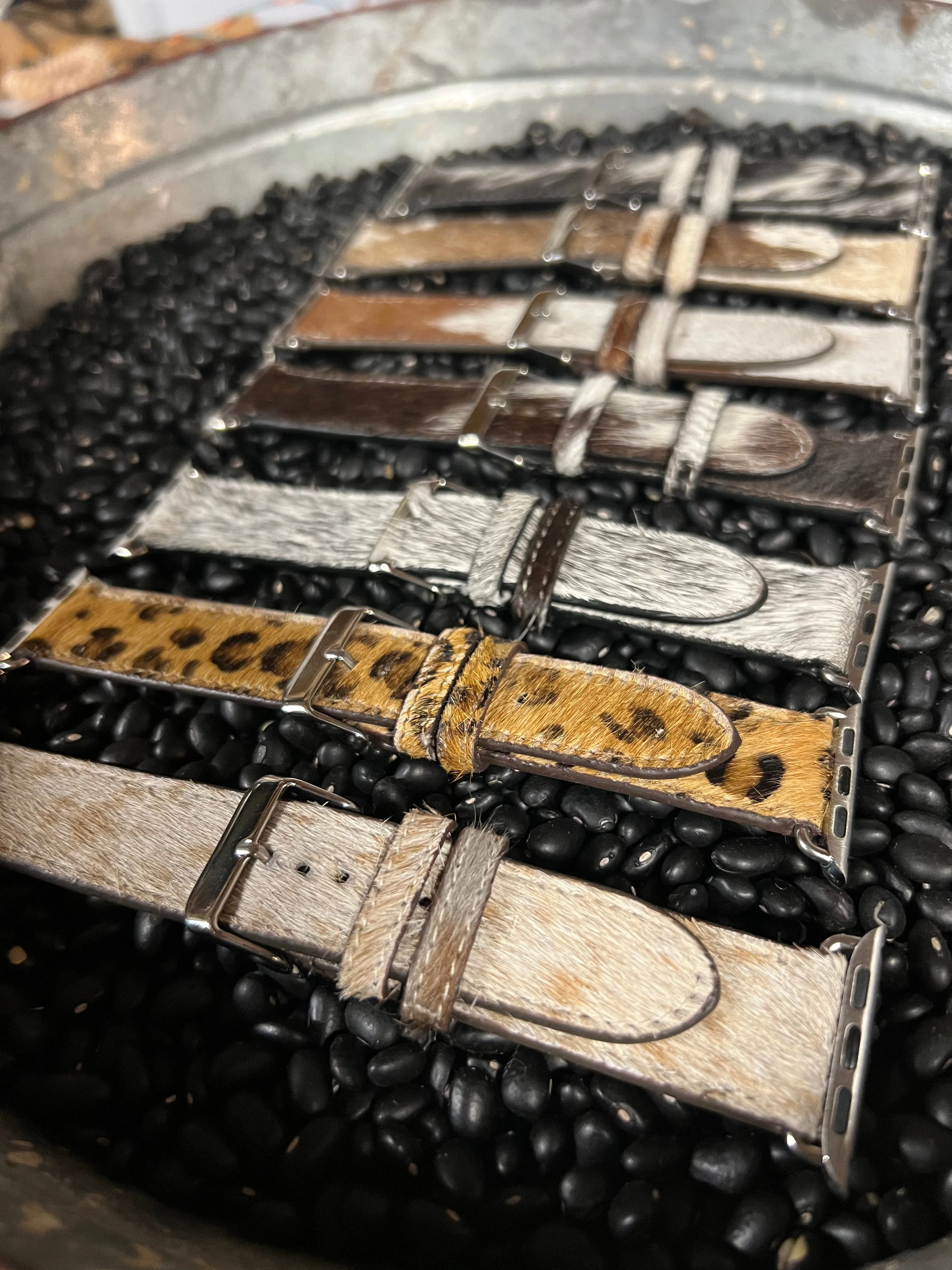 Cowhide & Leather Apple Watch Band