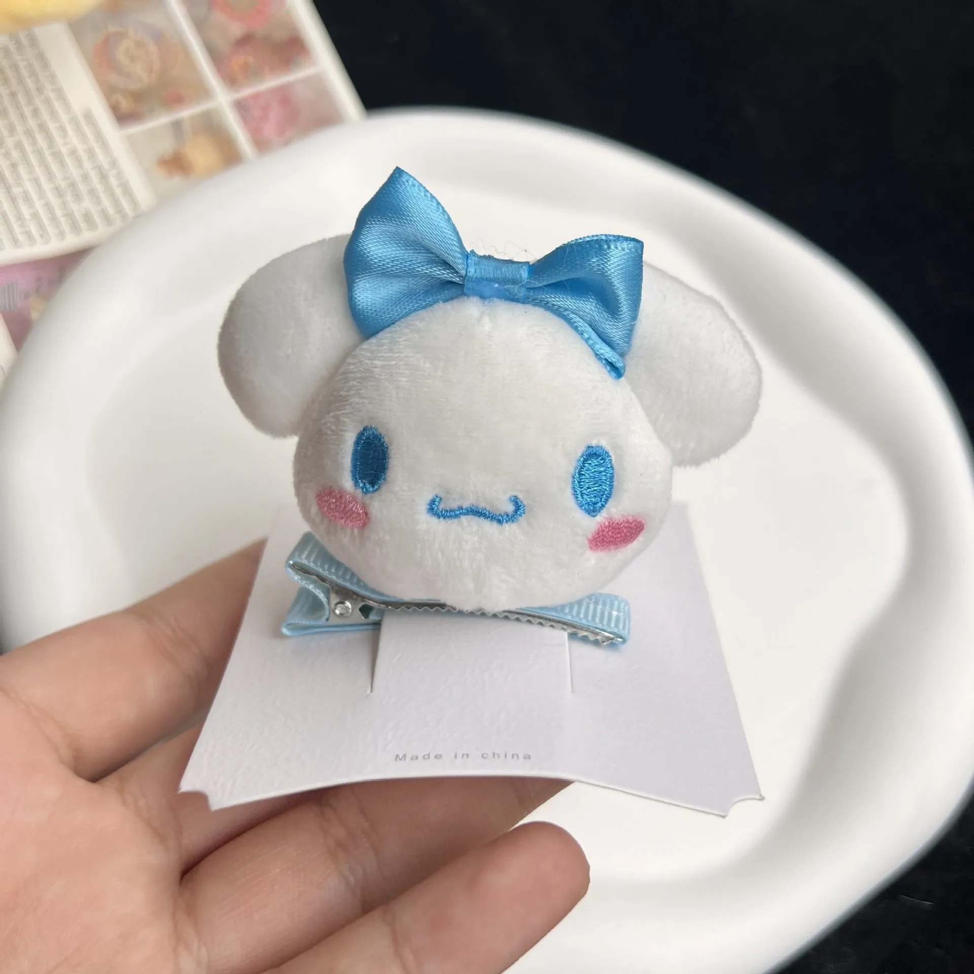 Cute Anime Plush Hairpin