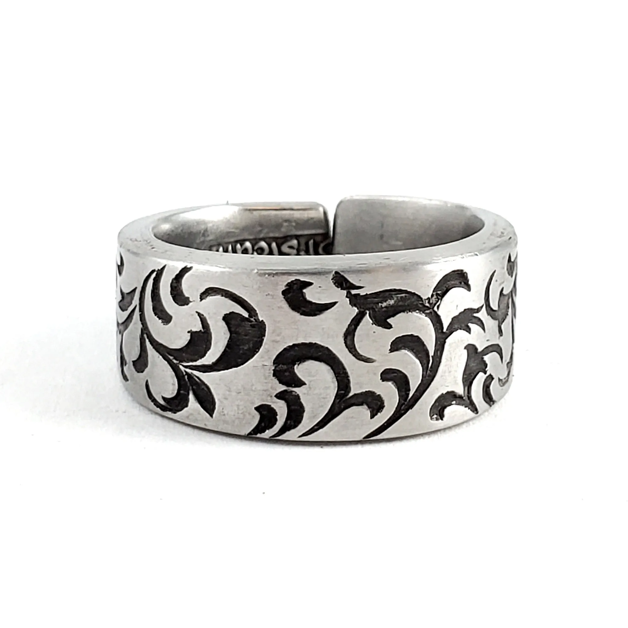 Damask Corsican Stainless Steel Spoon Ring