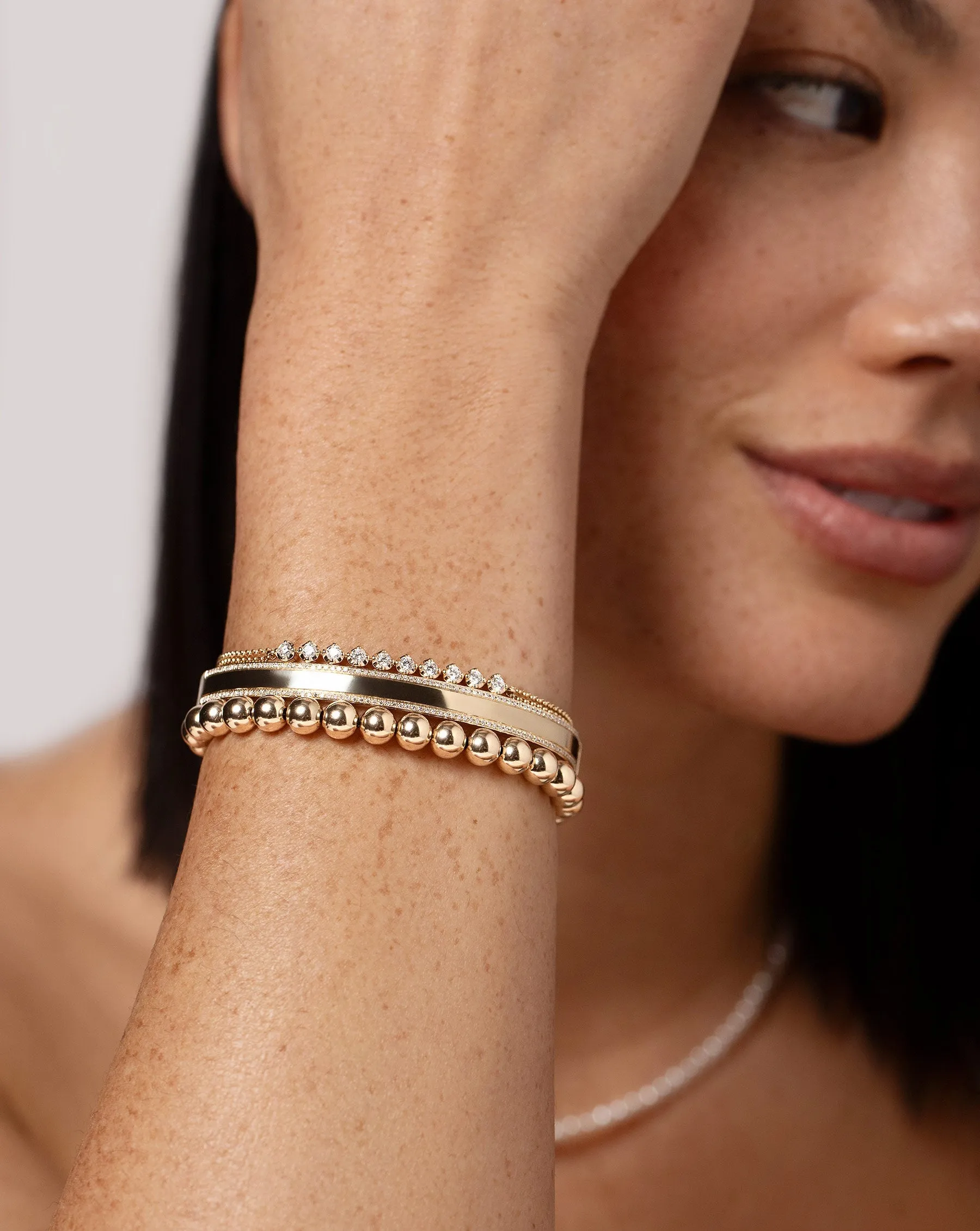 Diamond Border Bangle