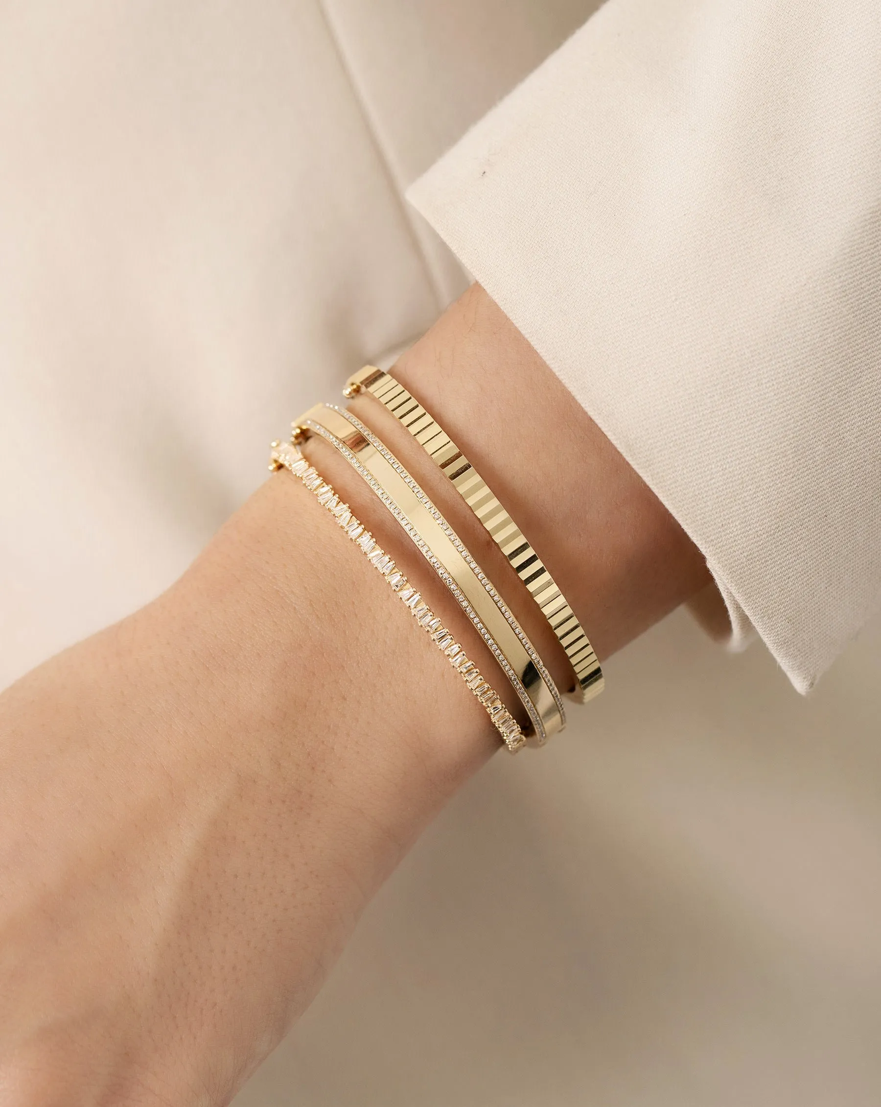 Diamond Border Bangle