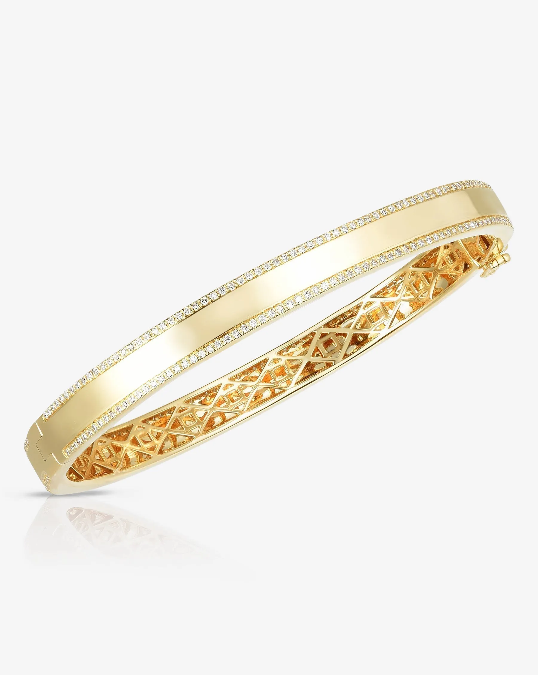 Diamond Border Bangle