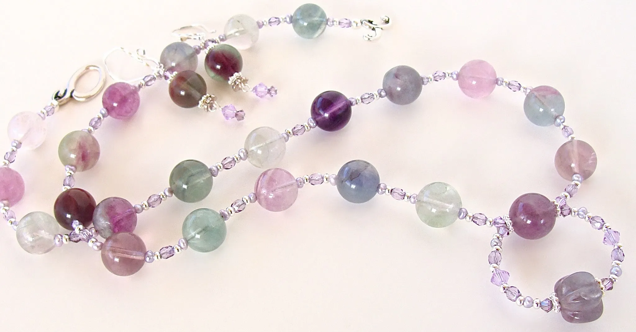 Dream: Rainbow Gemstone Necklace Set