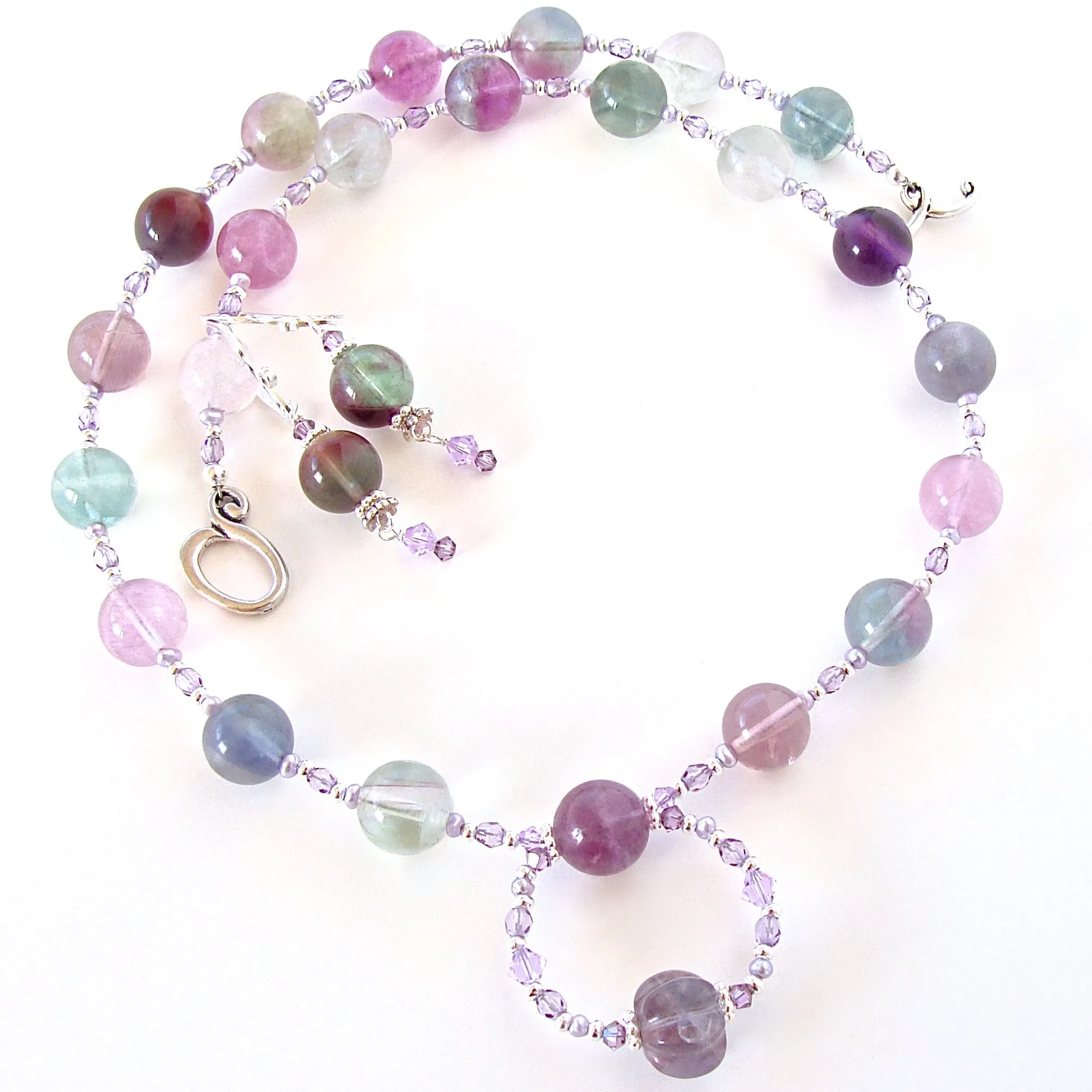 Dream: Rainbow Gemstone Necklace Set