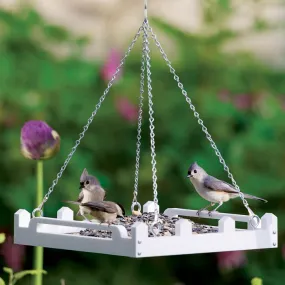 Duncraft White Picket Fence Platform Feeder