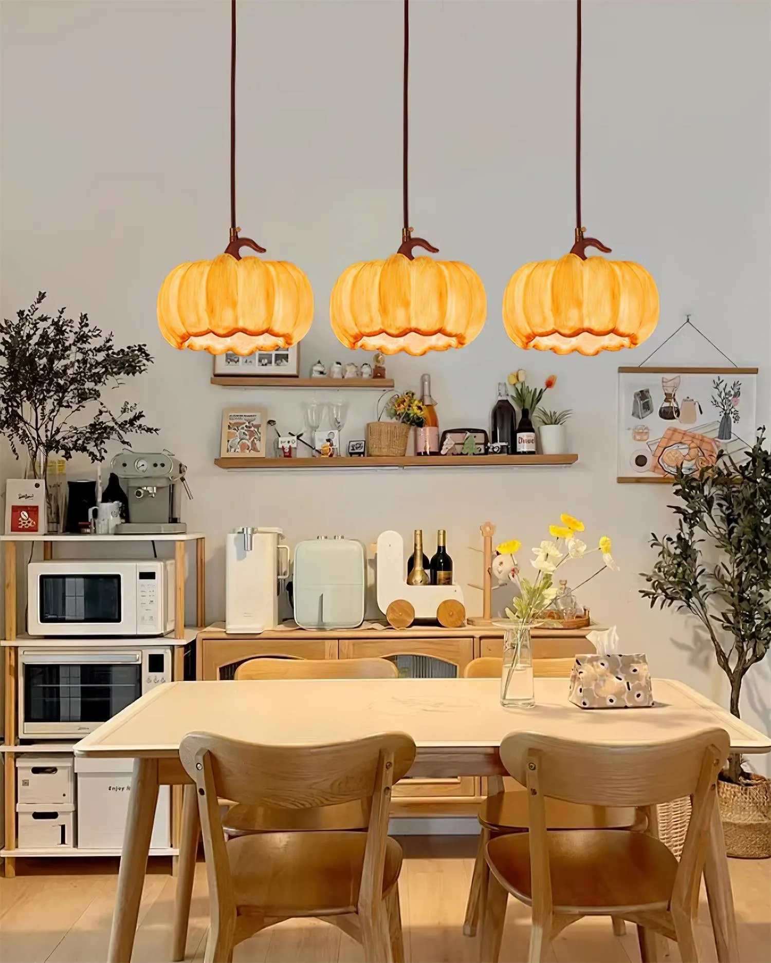 Duzy Pumpkin Pendant Lamp