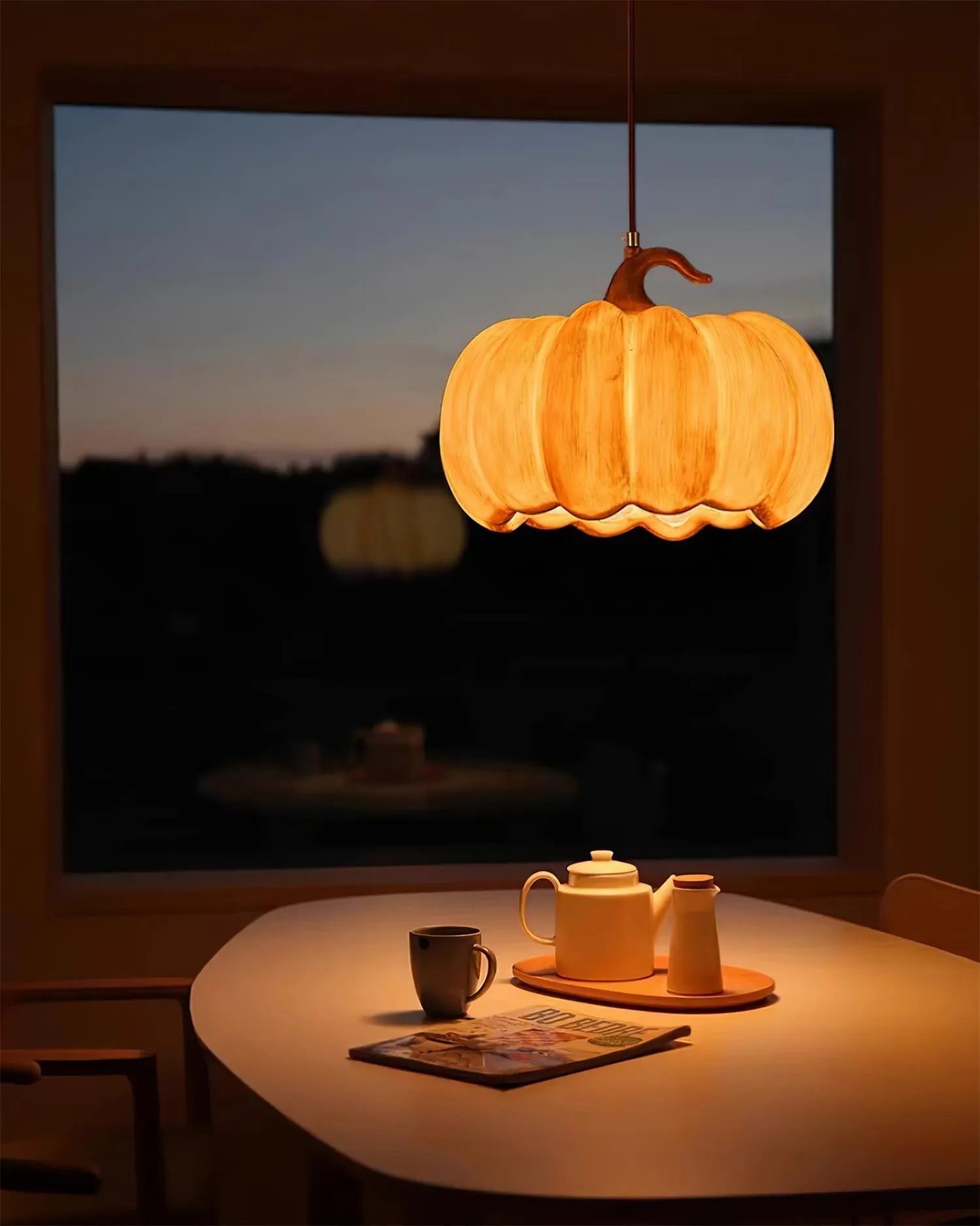 Duzy Pumpkin Pendant Lamp