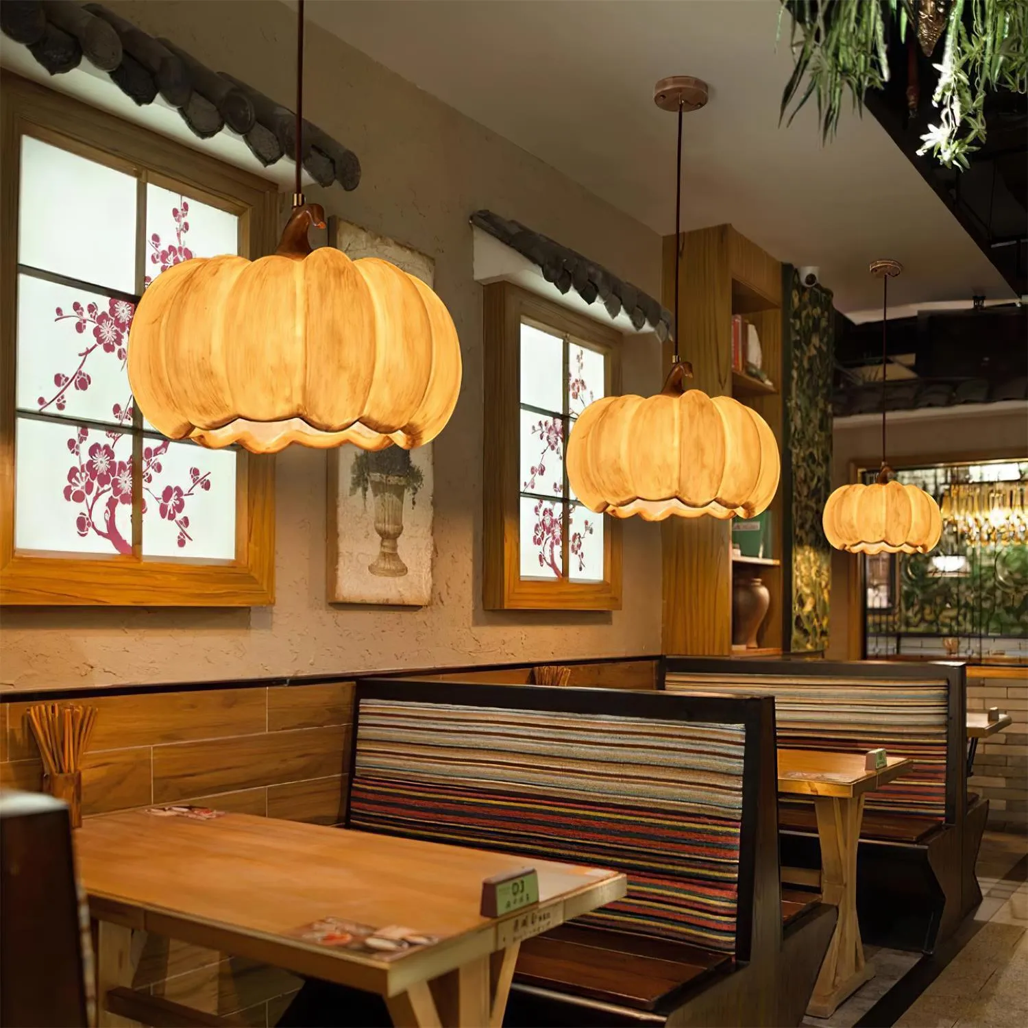 Duzy Pumpkin Pendant Lamp