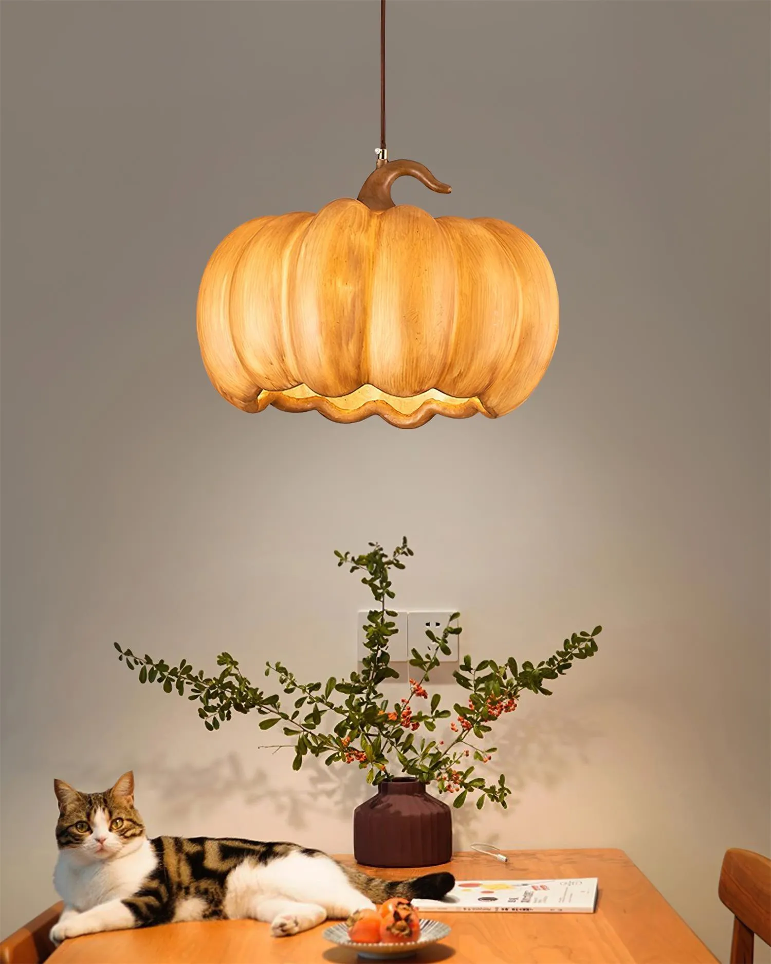 Duzy Pumpkin Pendant Lamp