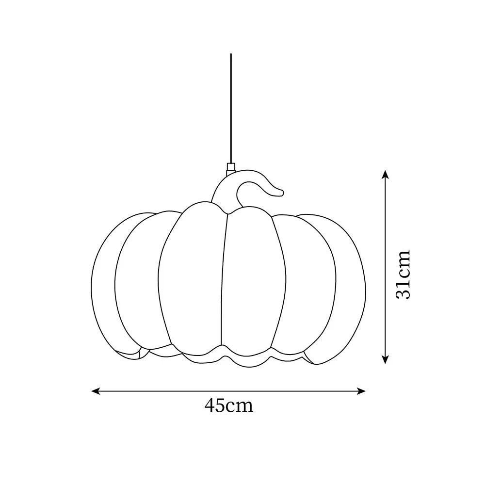 Duzy Pumpkin Pendant Lamp