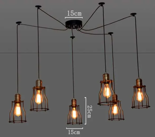 Ebba Hanging Cage Creative Lamp