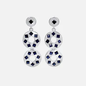 Ellsworth Snapback Earrings, Silver