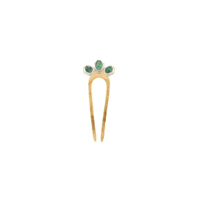Emerald Empire Hair Pin - Small | Available to ship January 14, 2025