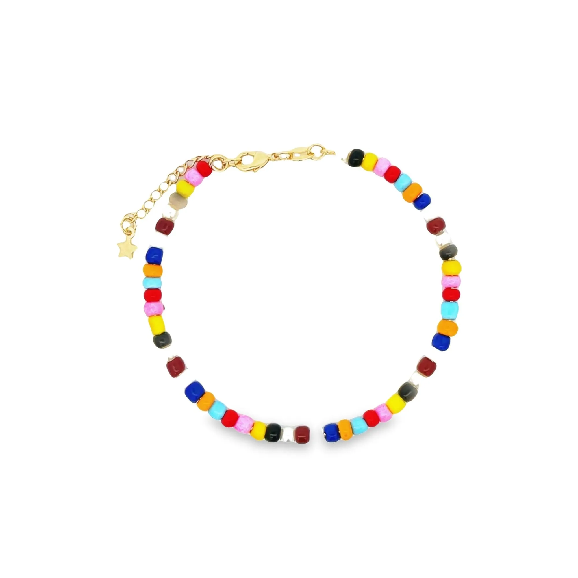 Enamel Colorful Beads Choker (H205/B96A)