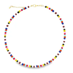 Enamel Colorful Beads Choker (H205/B96A)
