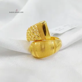 Engraved Twisted Ring