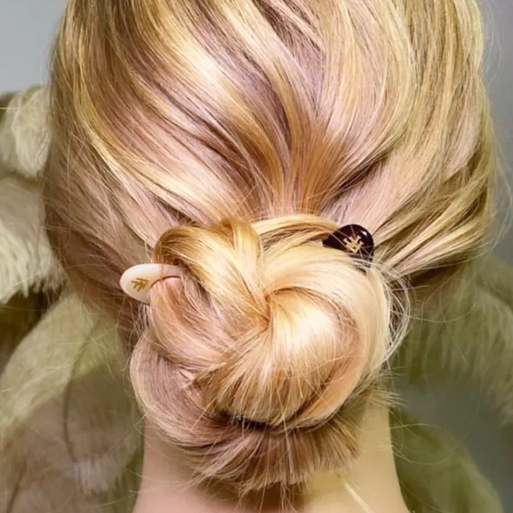 Fiona Franchimon - No. 1 Hairpin London Collection - Transparent, Soft Beige and Brown (3 per box)