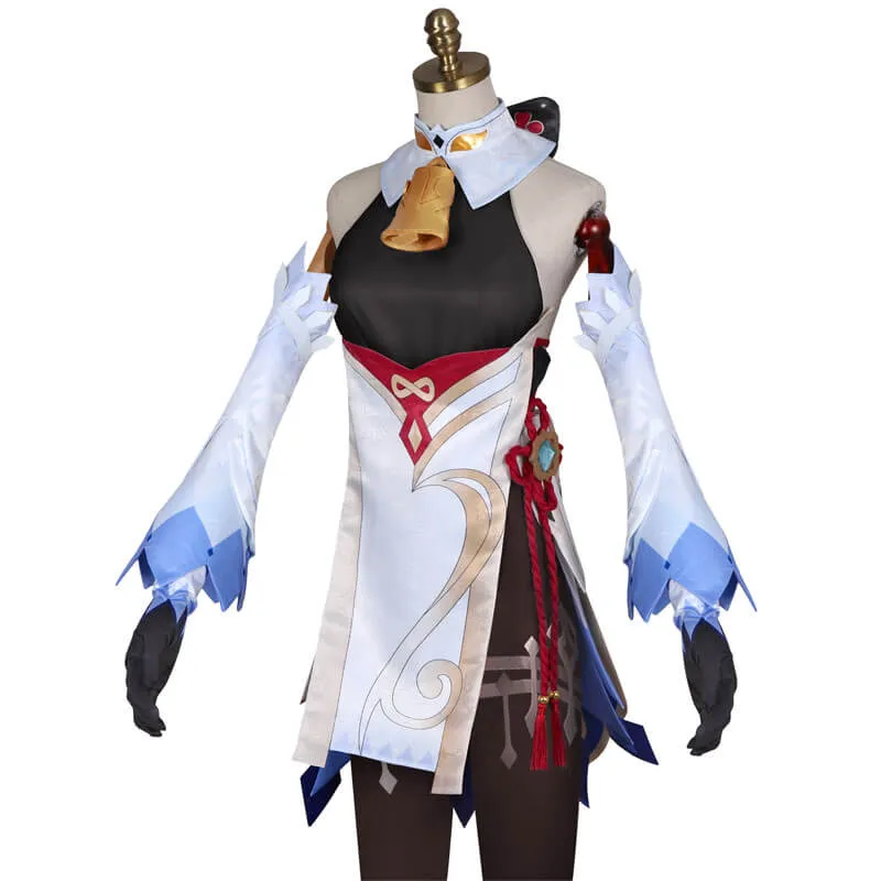Genshin Impact Ganyu Cosplay Costumes Wig Game Halloween Costumes