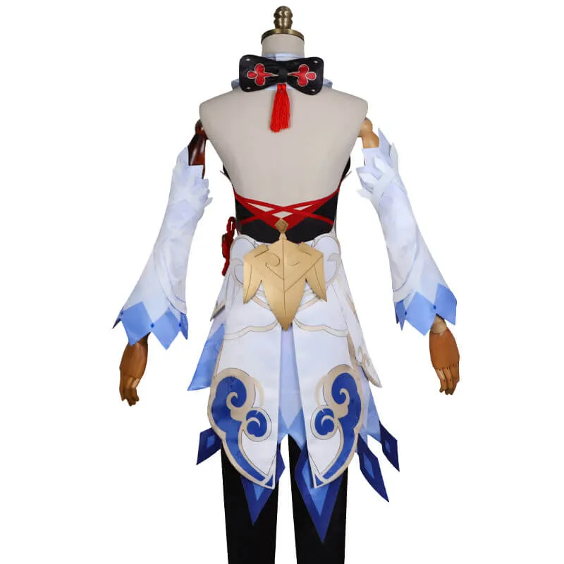 Genshin Impact Ganyu Cosplay Costumes Wig Game Halloween Costumes