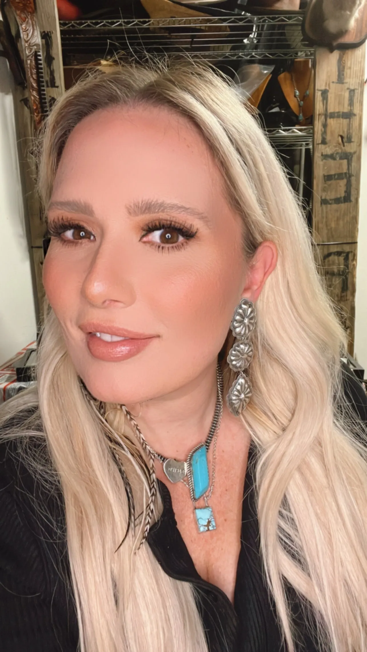 GOAT Concho Earrings